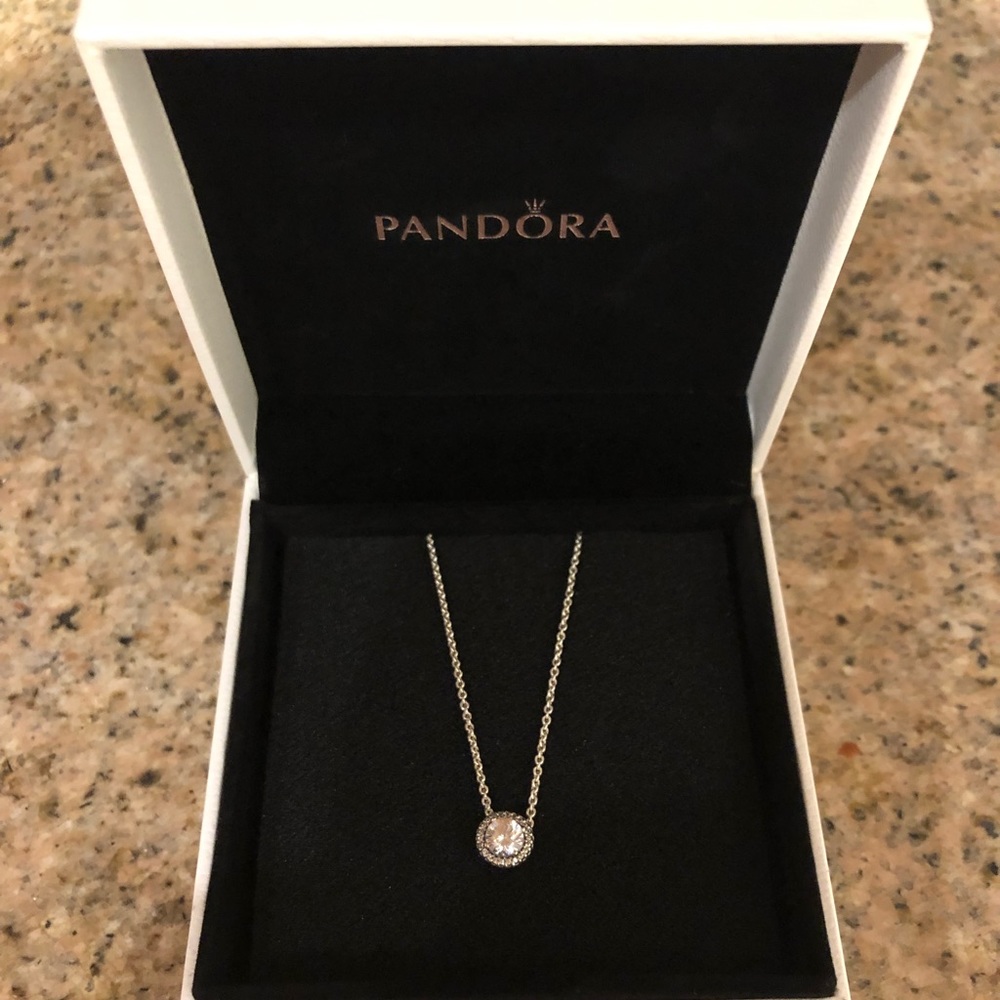 Pandora Round Sparkle Necklace